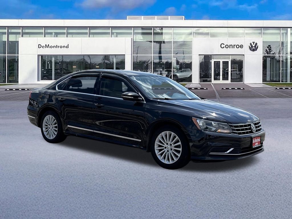 2017 Volkswagen Passat 1.8T SE Black at North Houston Mitsubishi