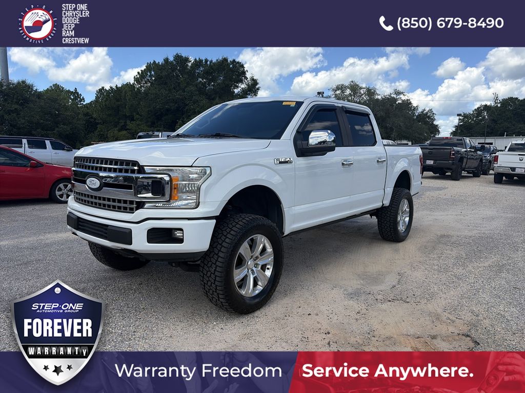Oxford White 2018 Ford F-150 Pickup Truck Four-Wheel Drive Automatic