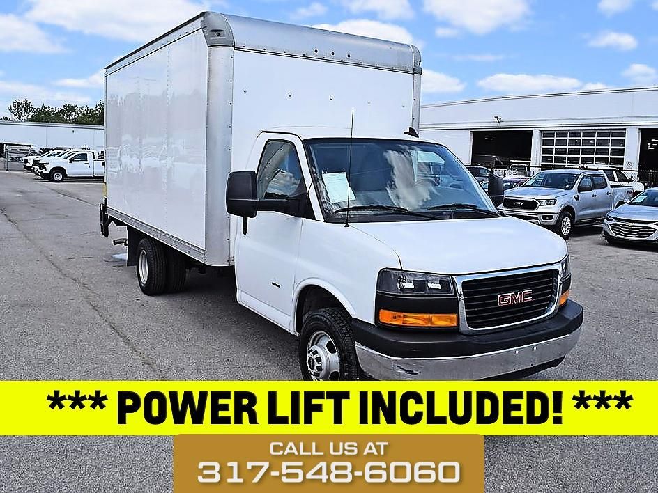 Summit White 2022 GMC Savana Chassis Van Rear-Wheel Drive 6-Speed Automatic Overdrive