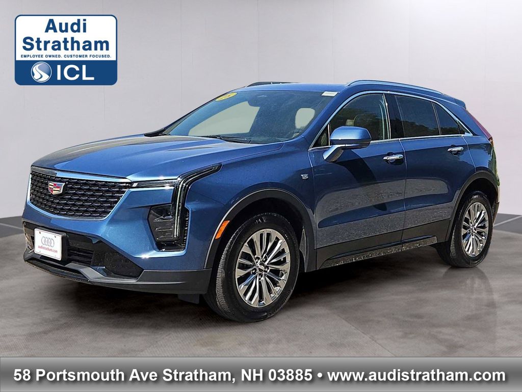 Deep Sea Metallic 2025 Cadillac XT4 Premium Luxury AWD SUV / Crossover Four-Wheel Drive 9-Speed Automatic