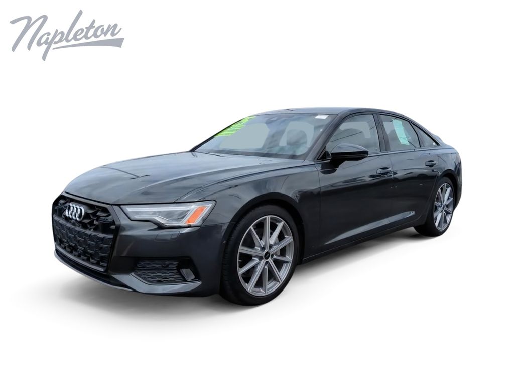 Gray Metallic 2025 Audi A6 Sedan All-Wheel Drive 7-Speed Automatic