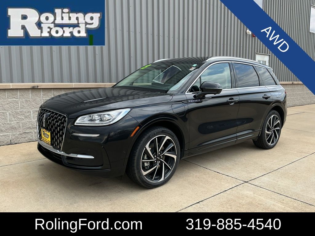 Black Metallic 2023 Lincoln Corsair Grand Touring AWD SUV / Crossover All-Wheel Drive Continuously Variable Transmission