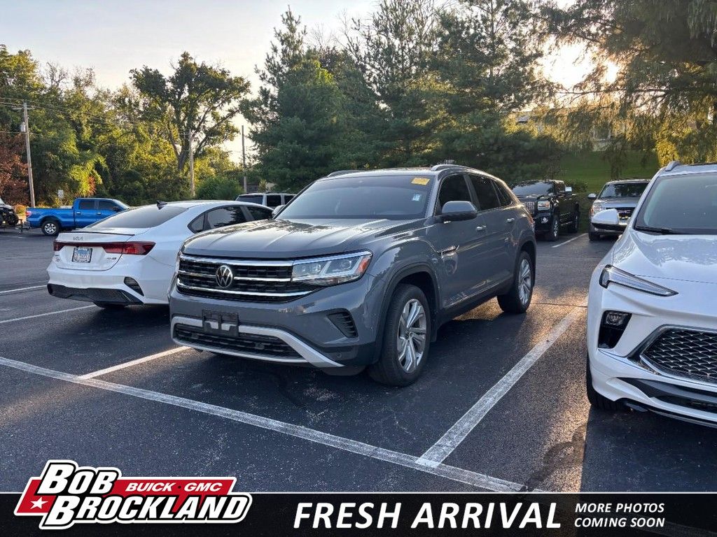 Gray 2020 Volkswagen Atlas Cross Sport SUV / Crossover All-Wheel Drive 8-Speed Automatic