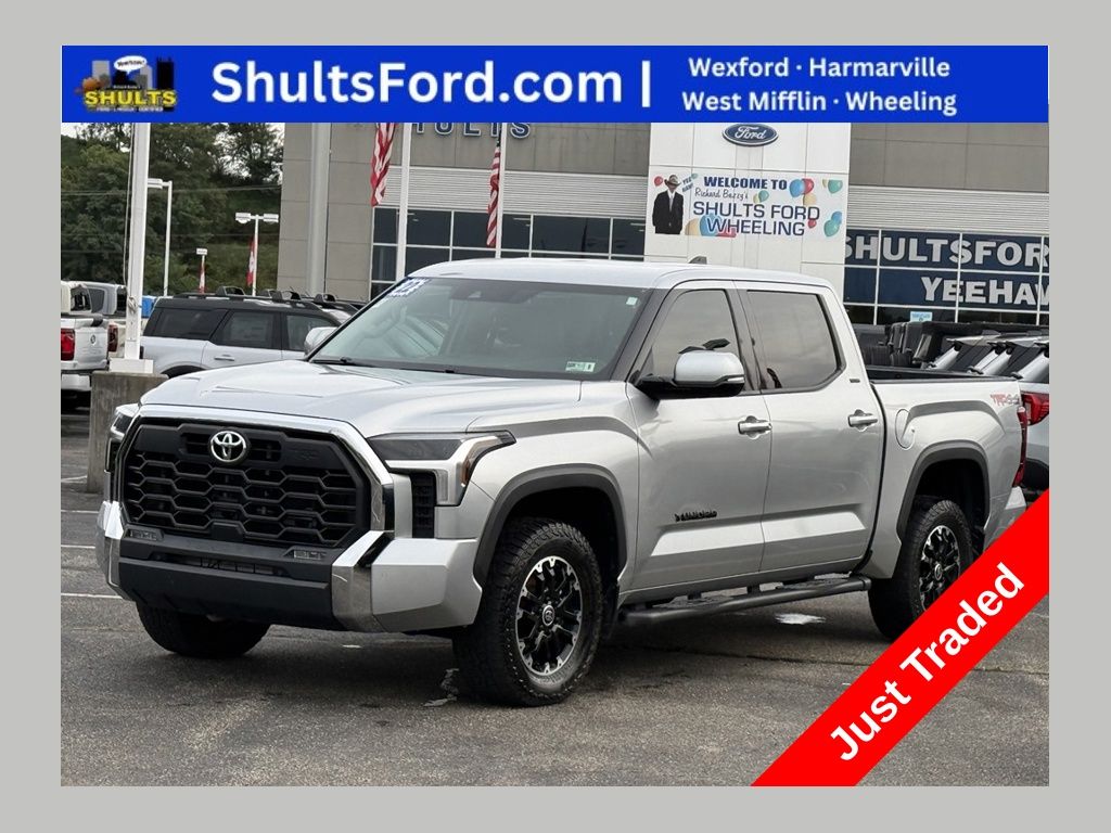 Celestial Silver Metallic 2022 Toyota Tundra Pickup Truck Four-Wheel Drive Automatic