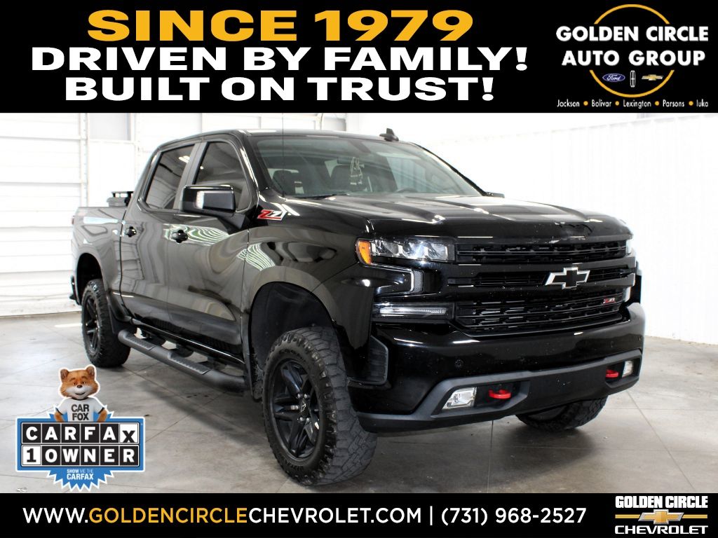 Black 2019 Chevrolet Silverado 1500 Pickup Truck Four-Wheel Drive 8-Speed Automatic