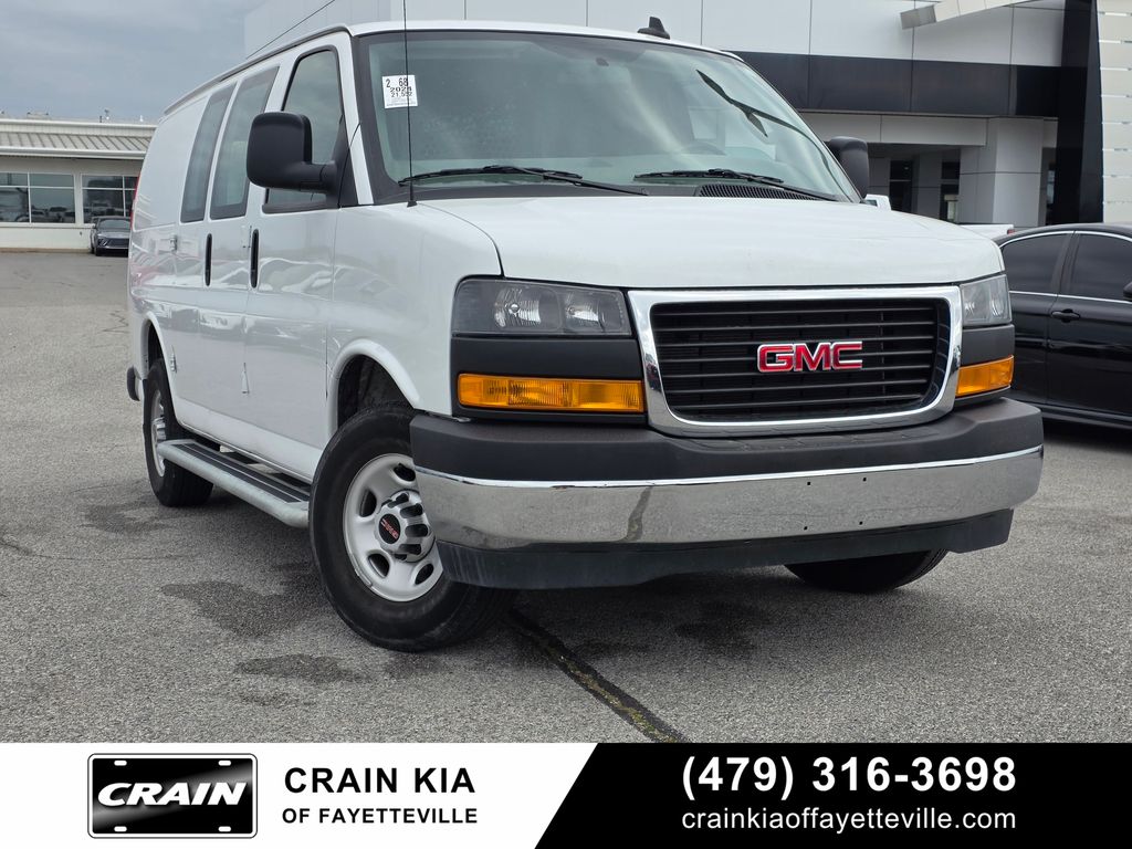 Summit White 2024 GMC Savana Cargo Van Rear-Wheel Drive 8-Speed Automatic Overdrive