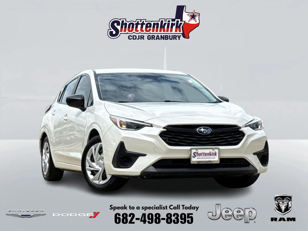 Crystal White Pearl 2024 Subaru Impreza AWD Wagon All-Wheel Drive Continuously Variable Transmission