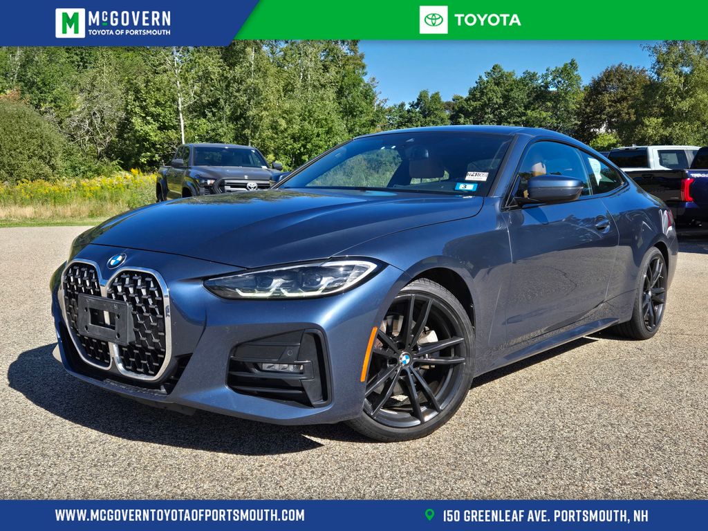 Arctic Race Blue Metallic 2023 BMW 4 Series Coupe All-Wheel Drive 8-Speed Automatic