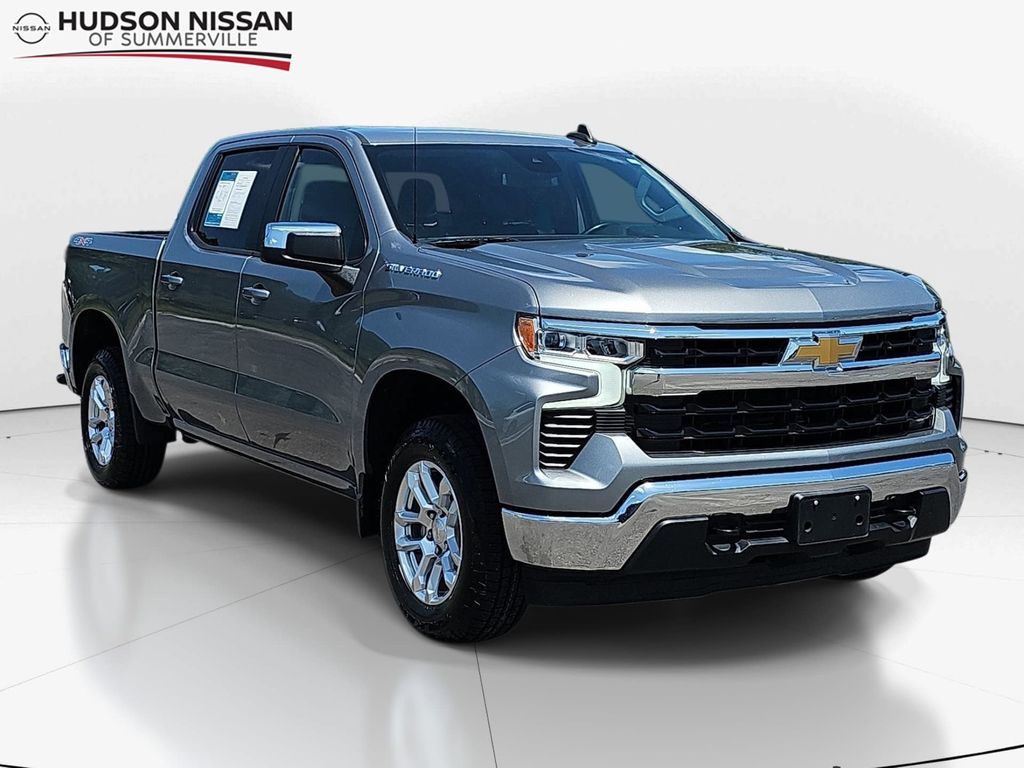 Sterling Gray Metallic 2023 Chevrolet Silverado 1500 Pickup Truck Four-Wheel Drive 8-Speed Automatic