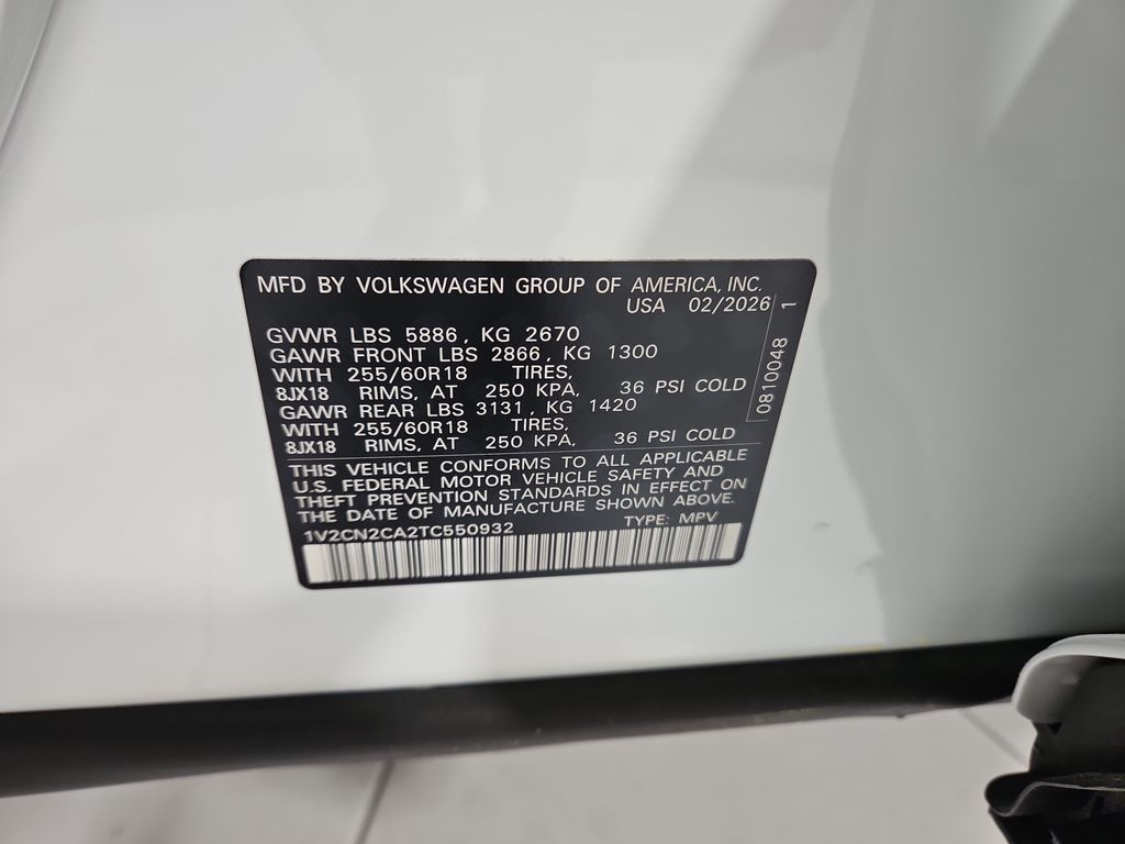 New 2026 White/off-white Volkswagen 2.0T Peak Edition image 26
