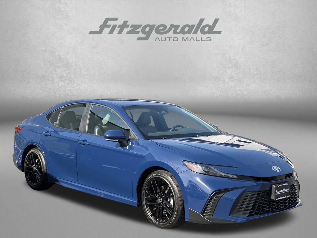 Reservoir Blue 2025 Toyota Camry SE FWD Sedan Front-Wheel Drive Continuously Variable Transmission