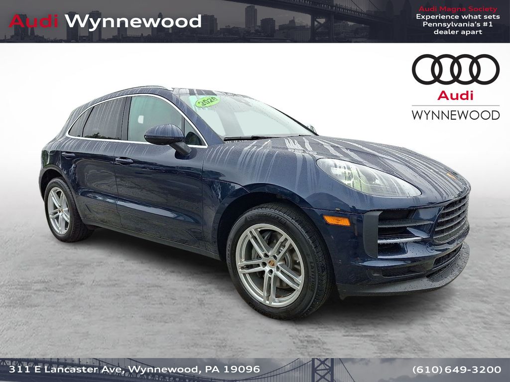 Blue 2020 Porsche Macan SUV / Crossover All-Wheel Drive 7-Speed Automatic