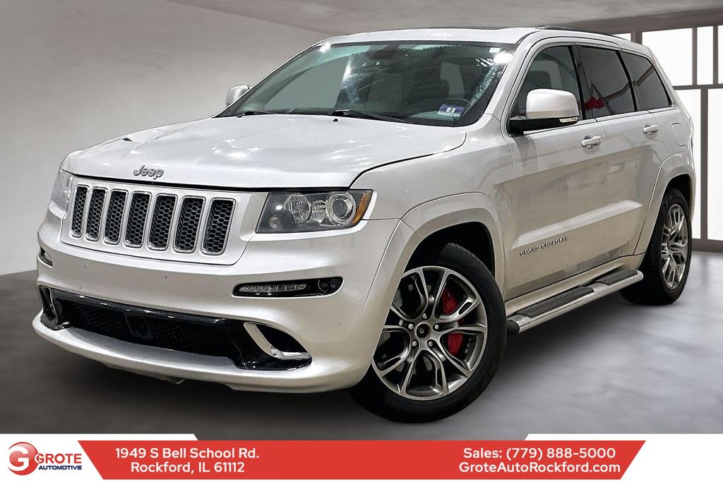 Bright Silver Metallic Clearcoat 2012 Jeep Grand Cherokee SRT8 SUV / Crossover Four-Wheel Drive 5-Speed Automatic