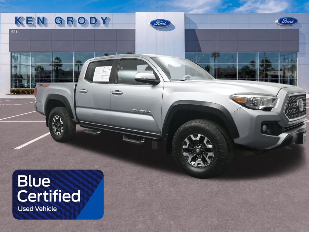 Silver Sky Metallic 2019 Toyota Tacoma Pickup Truck Four-Wheel Drive 6-Speed Automatic