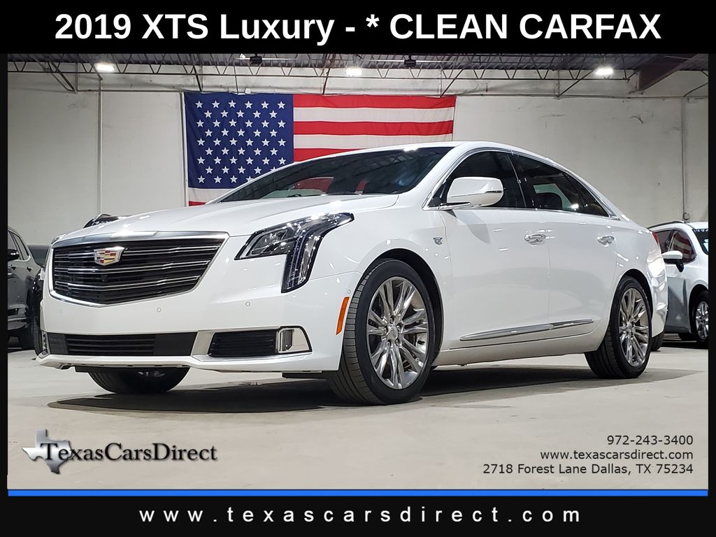 Crystal White Tricoat 2019 Cadillac XTS Luxury FWD Sedan Front-Wheel Drive 6-Speed Automatic