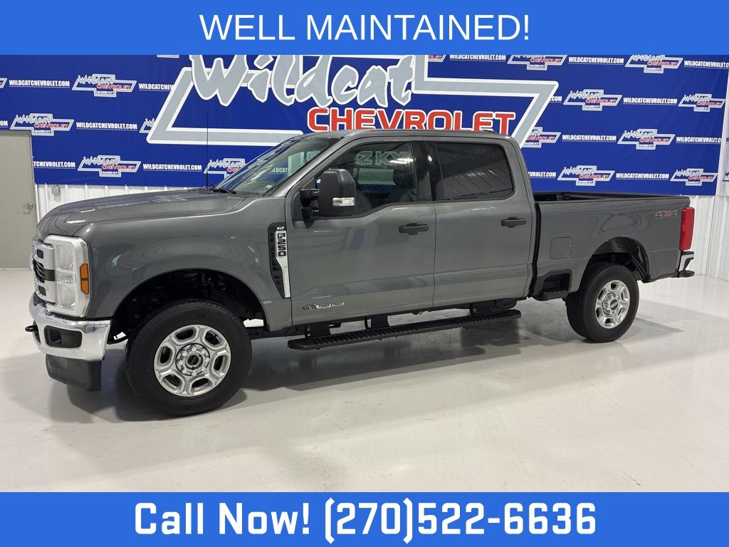 Gray Metallic 2026 Ford F-250 Super Duty Pickup Truck Four-Wheel Drive 10-Speed Automatic