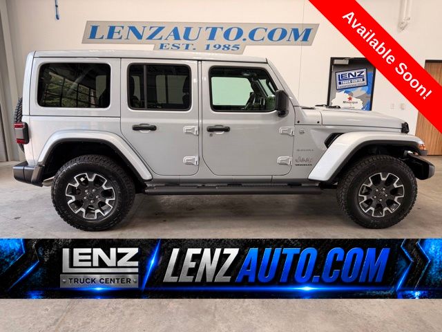 Silver Zynith Clearcoat 2024 Jeep Wrangler SUV / Crossover Four-Wheel Drive 8-Speed Automatic