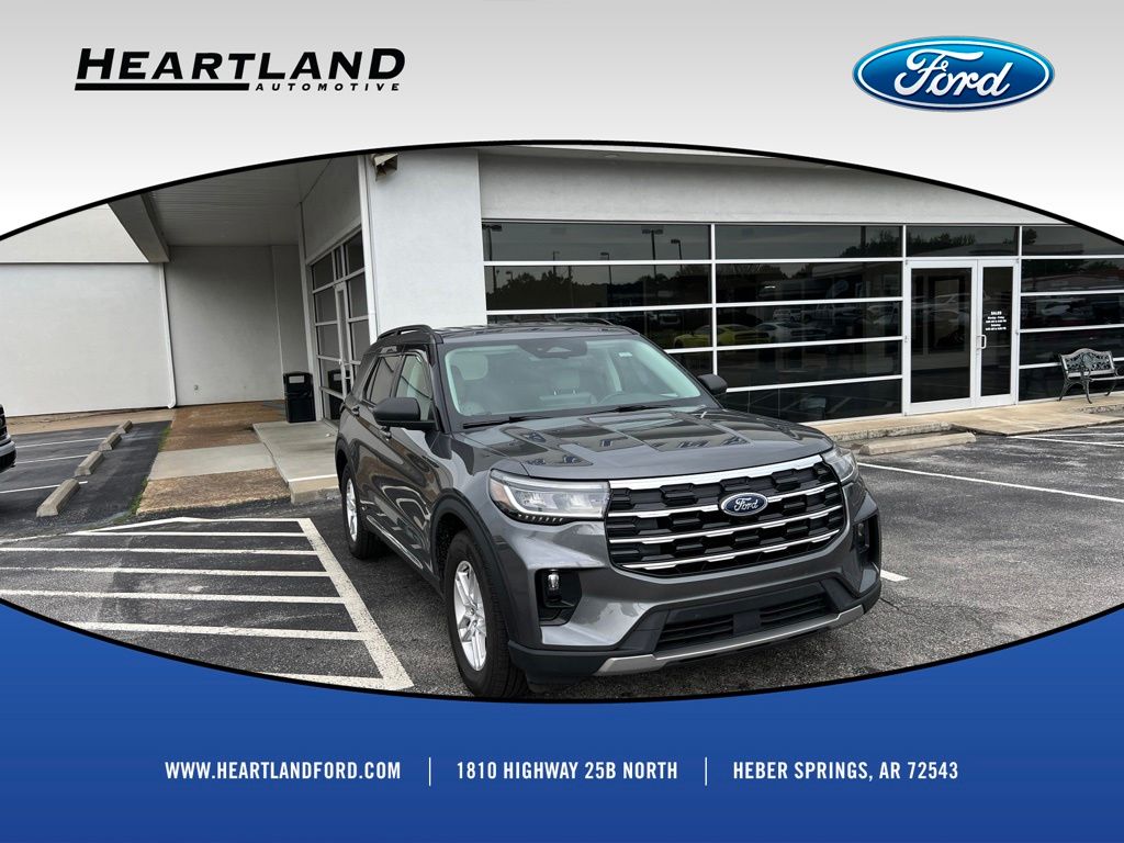 Gray Metallic 2025 Ford Explorer SUV / Crossover Rear-Wheel Drive Automatic