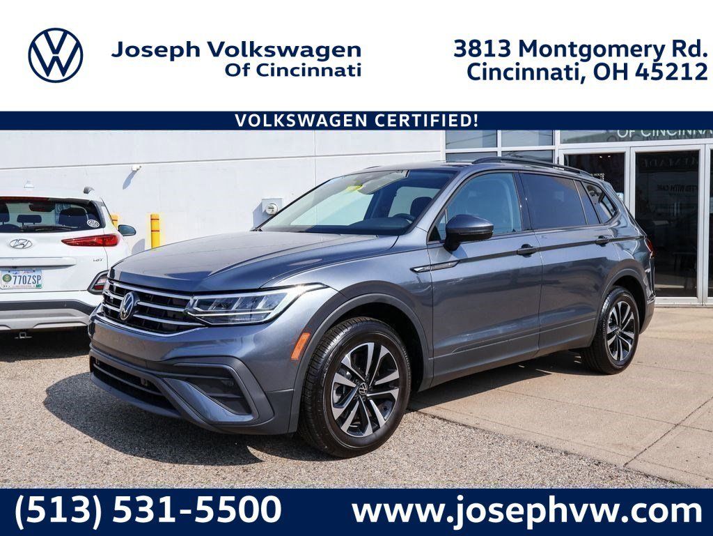 Platinum Gray Metallic 2024 Volkswagen Tiguan S FWD SUV / Crossover Front-Wheel Drive 8-Speed Automatic