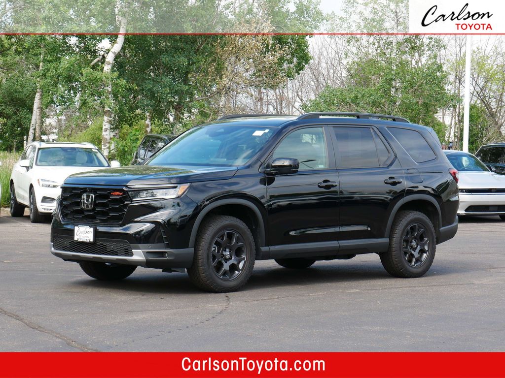 Crystal Black Pearl 2025 Honda Pilot SUV / Crossover All-Wheel Drive Automatic