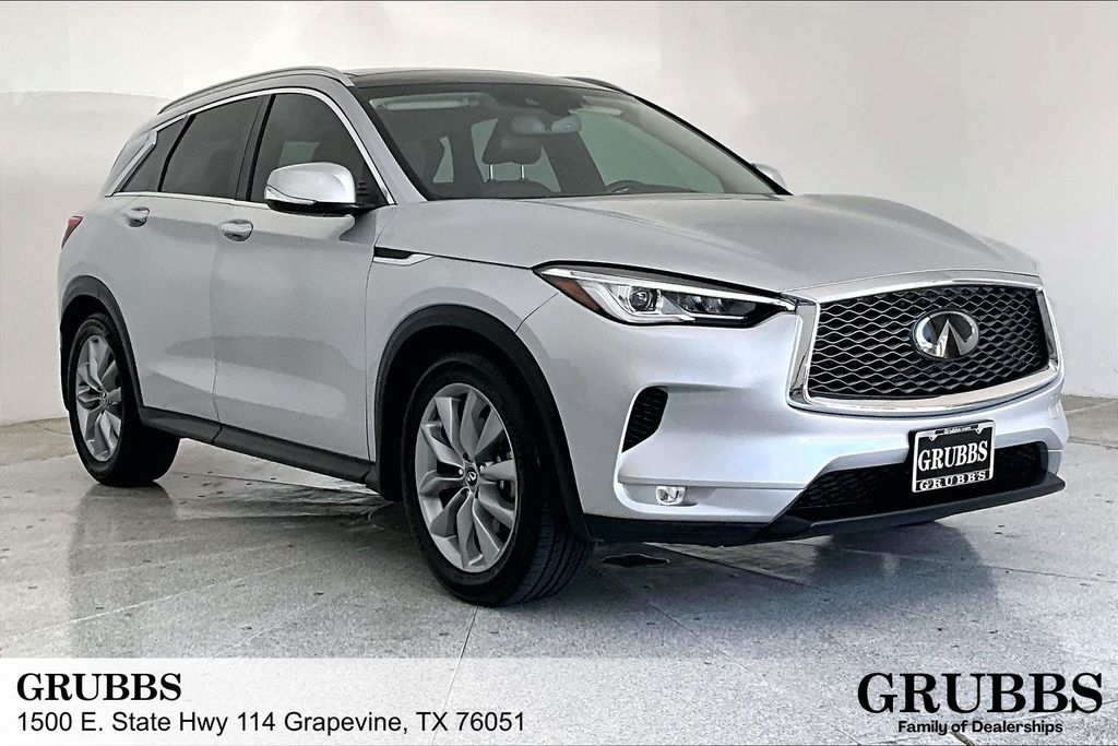 Gray (Liquid Platinum) 2019 INFINITI QX50 SUV / Crossover Front-Wheel Drive Continuously Variable Transmission