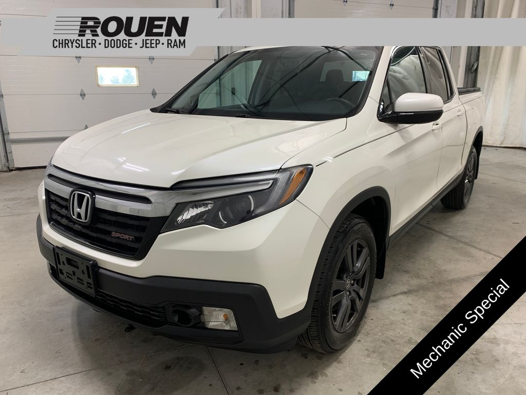 White Diamond Pearl 2018 Honda Ridgeline Pickup Truck All-Wheel Drive 6-Speed Automatic