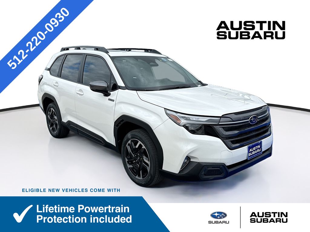 White 2026 Subaru Forester Hybrid Limited AWD SUV / Crossover All-Wheel Drive Continuously Variable Transmission