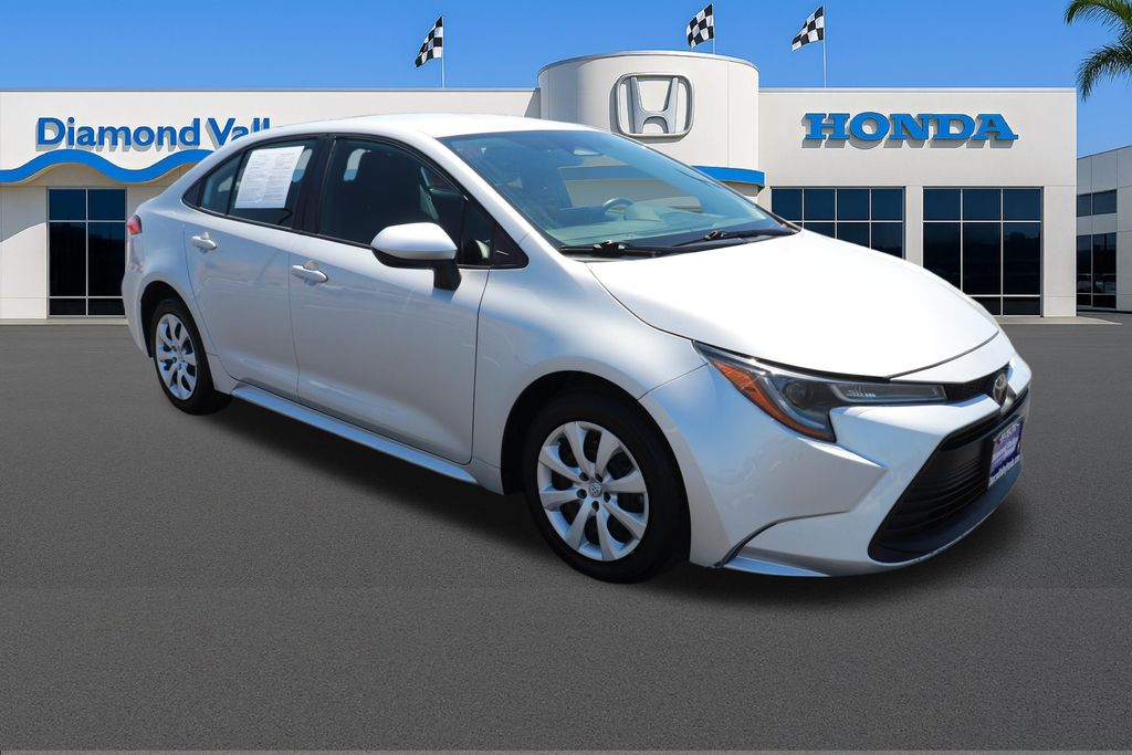 Classic Silver Metallic 2023 Toyota Corolla Sedan Front-Wheel Drive Continuously Variable Transmission