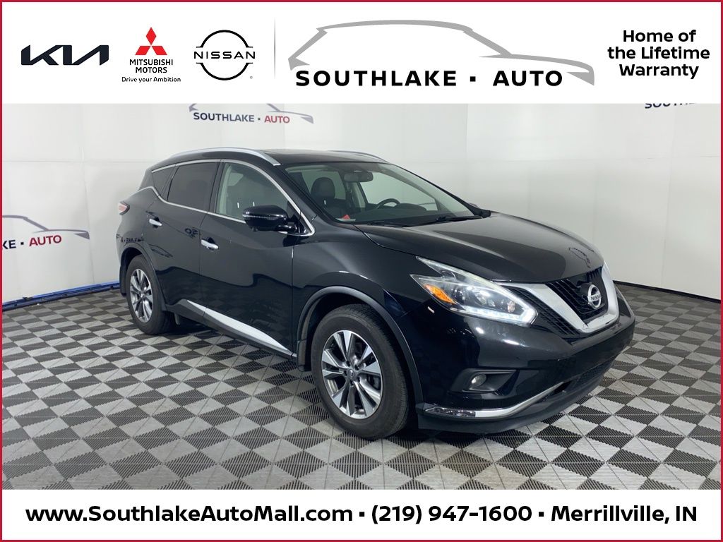 Gray (Magnetic Black Metallic) 2018 Nissan Murano SL AWD SUV / Crossover All-Wheel Drive Continuously Variable Transmission