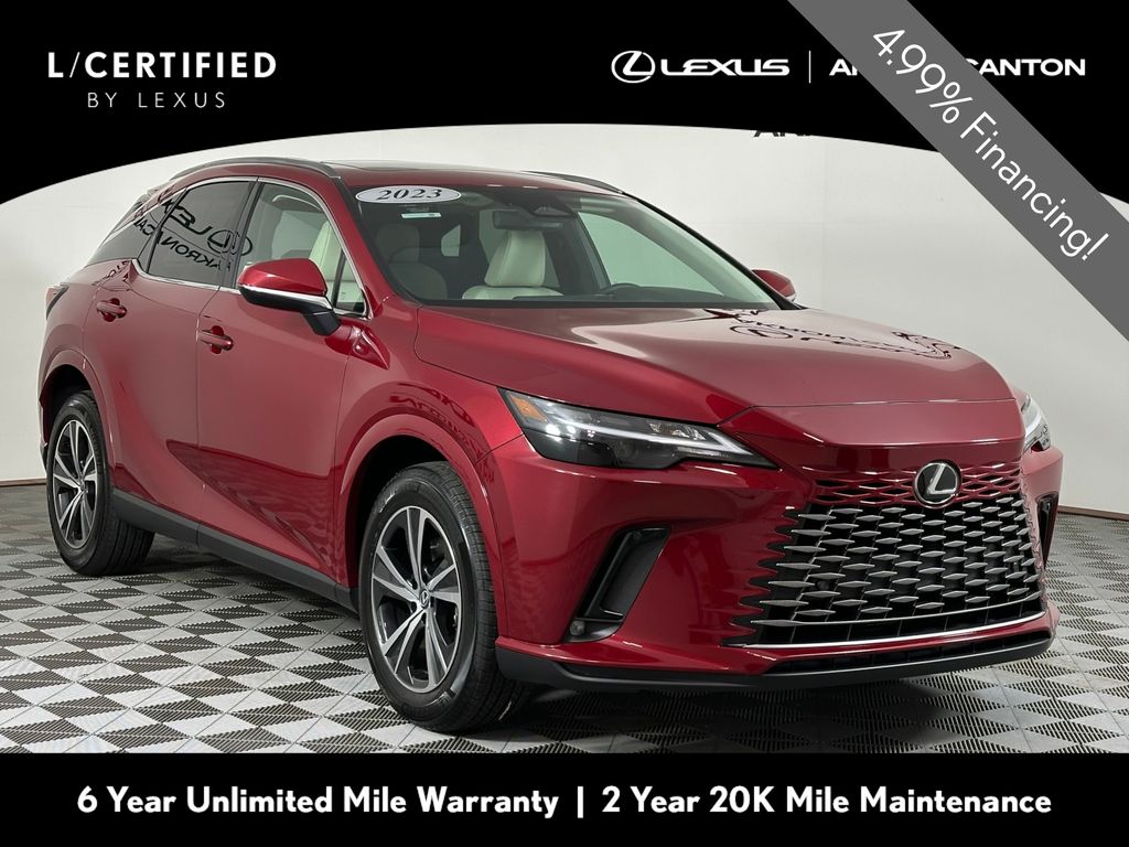 Matador Red Mica 2023 Lexus RX Hybrid 350h Premium AWD SUV / Crossover All-Wheel Drive Continuously Variable Transmission