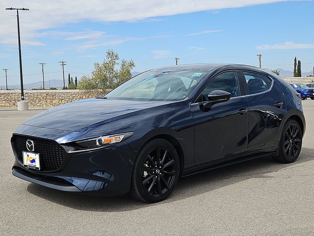 Deep Crystal Blue Mica 2025 Mazda MAZDA3 Hatchback Front-Wheel Drive 6-Speed Automatic