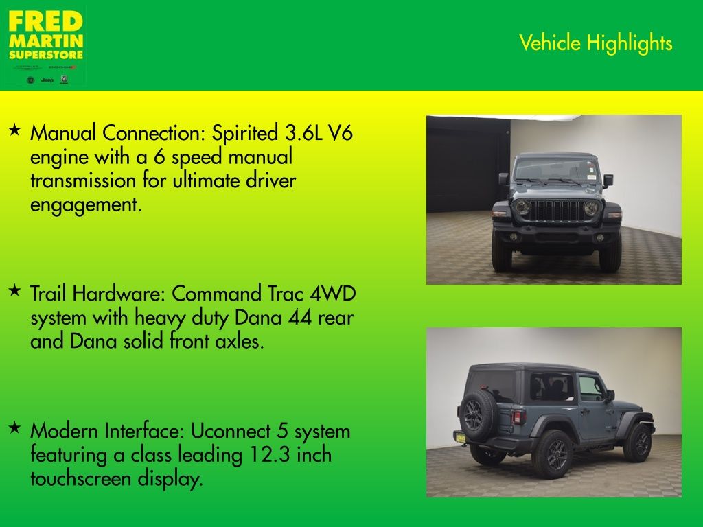 new 2026 Jeep Wrangler car, priced at $34,740