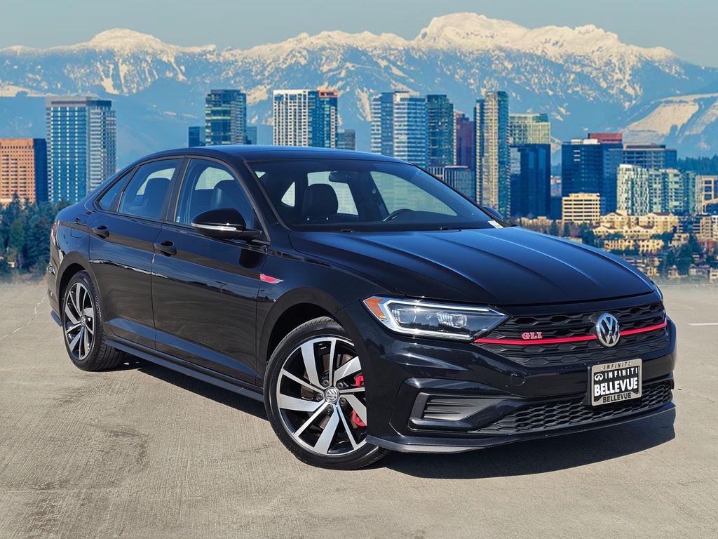 Deep Black 2019 Volkswagen Jetta GLI Sedan Front-Wheel Drive 6-Speed Manual