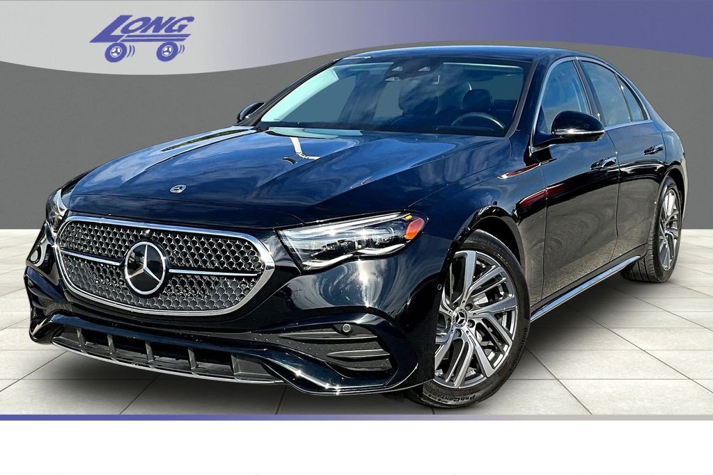 Black 2024 Mercedes-Benz E-Class Sedan All-Wheel Drive 9-Speed Automatic