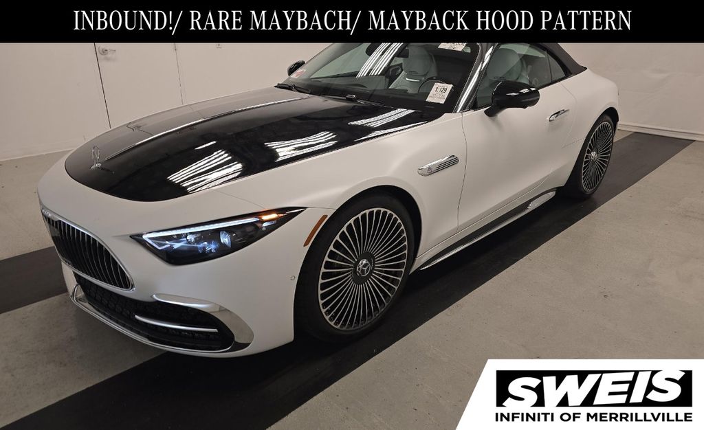 MANUFAKTUR Moonlight White Magno 2026 Mercedes-Benz SL-Class Mercedes-Maybach SL 680 Monogram Series 4MATIC Convertible All-Wheel Drive 9-Speed Automatic
