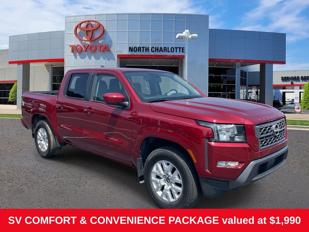 Cardinal Red Tricoat 2022 Nissan Frontier Pickup Truck 4X2 9-Speed Automatic