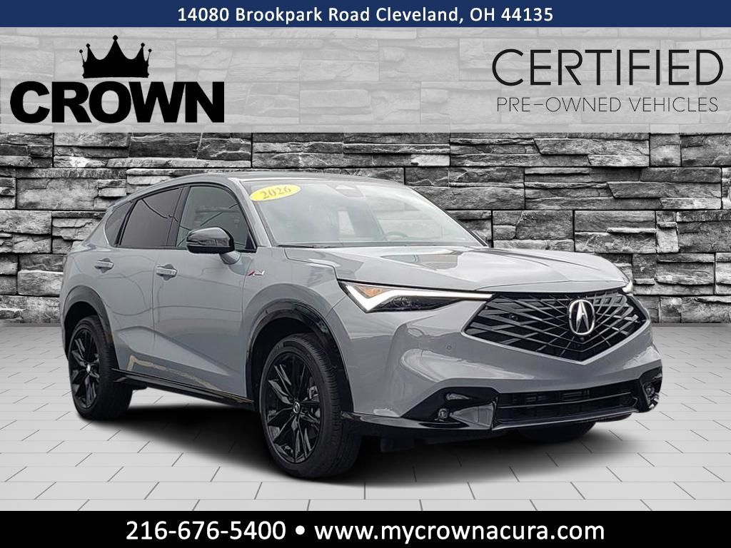 Urban Gray Pearl 2026 Acura ADX SUV / Crossover All-Wheel Drive Continuously Variable Transmission