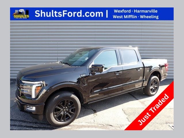 Black Metallic 2025 Ford F-150 Pickup Truck Four-Wheel Drive Automatic