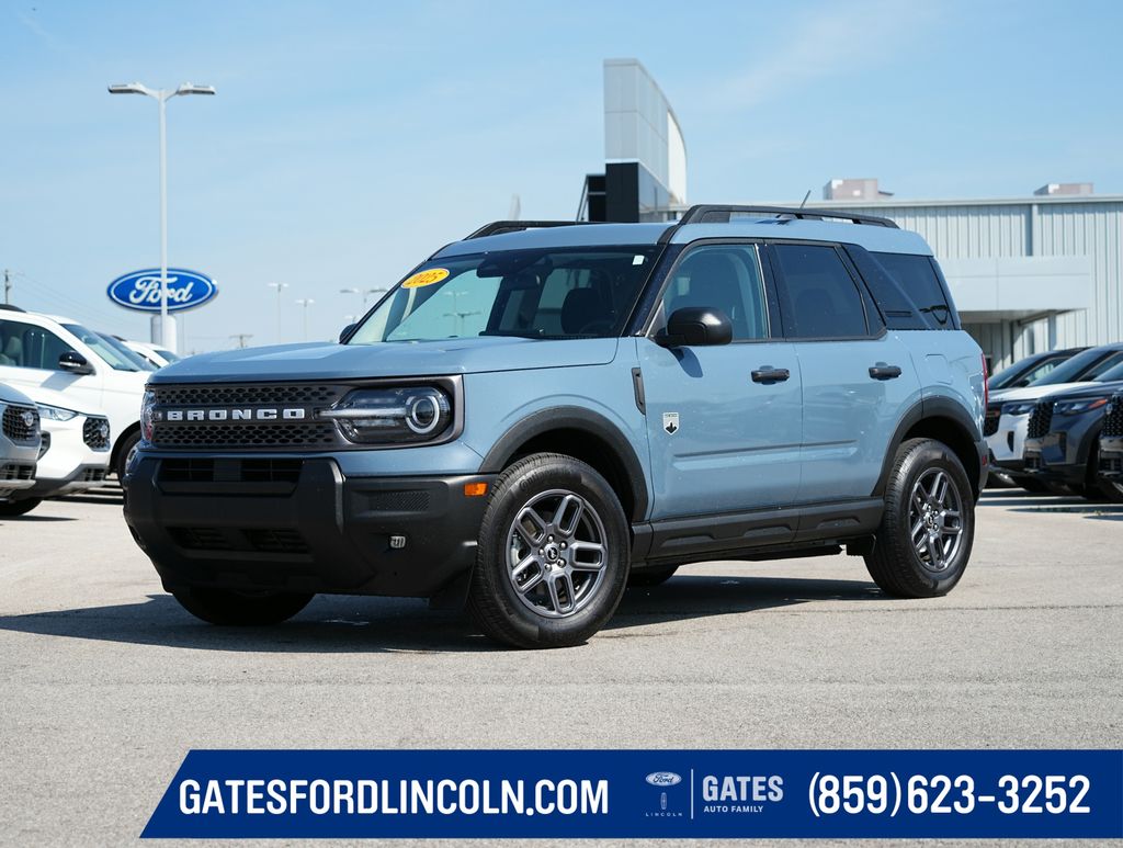 Blue (Azure Gray Metallic) 2025 Ford Bronco Sport Big Bend AWD SUV / Crossover All-Wheel Drive 8-Speed Automatic
