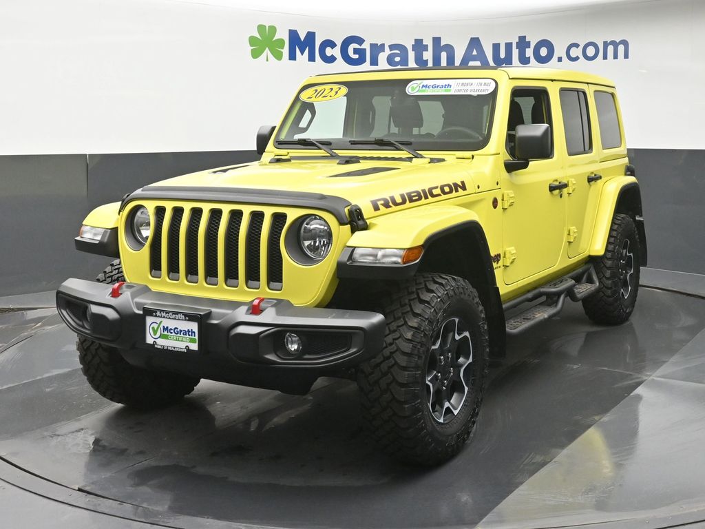 Certified Used 2023 Yellow Jeep Rubicon image 17