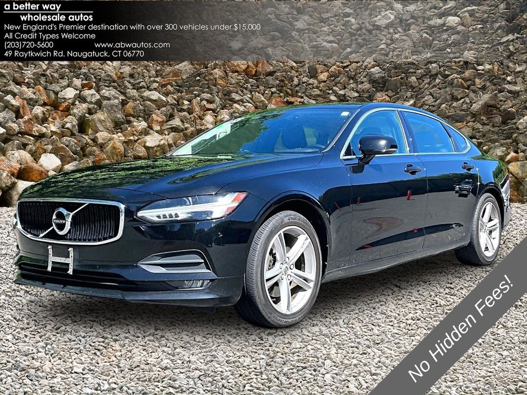 Black / Stone 2018 Volvo S90 T5 Momentum AWD Sedan All-Wheel Drive Automatic