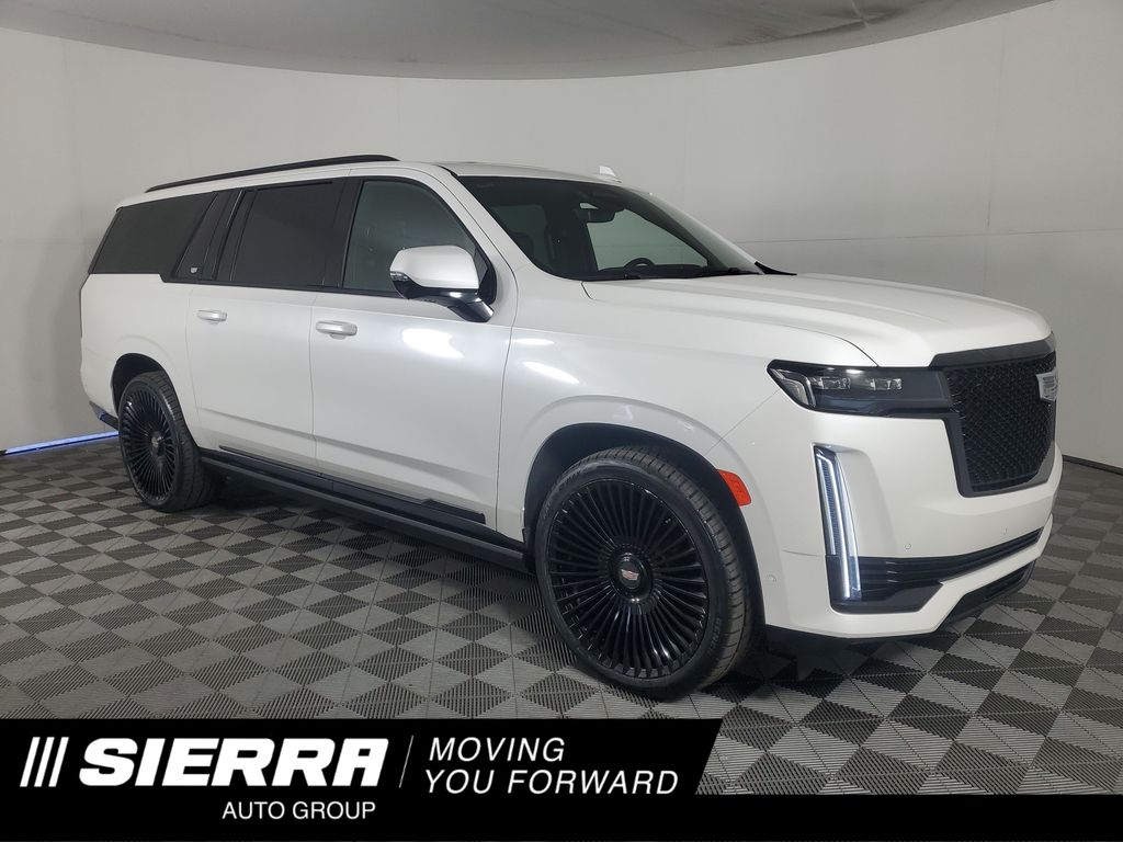 Crystal White 2023 Cadillac Escalade ESV SUV / Crossover Four-Wheel Drive Automatic