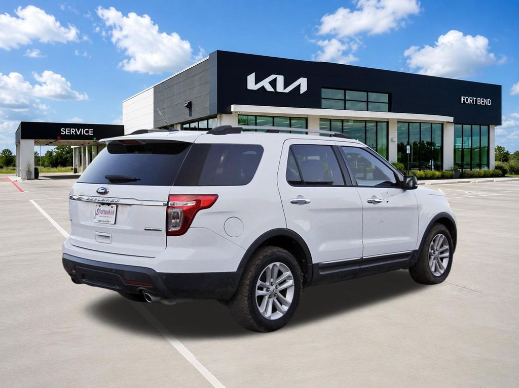 2013 Ford Explorer XLT White at DeMontrond Gulf Freeway