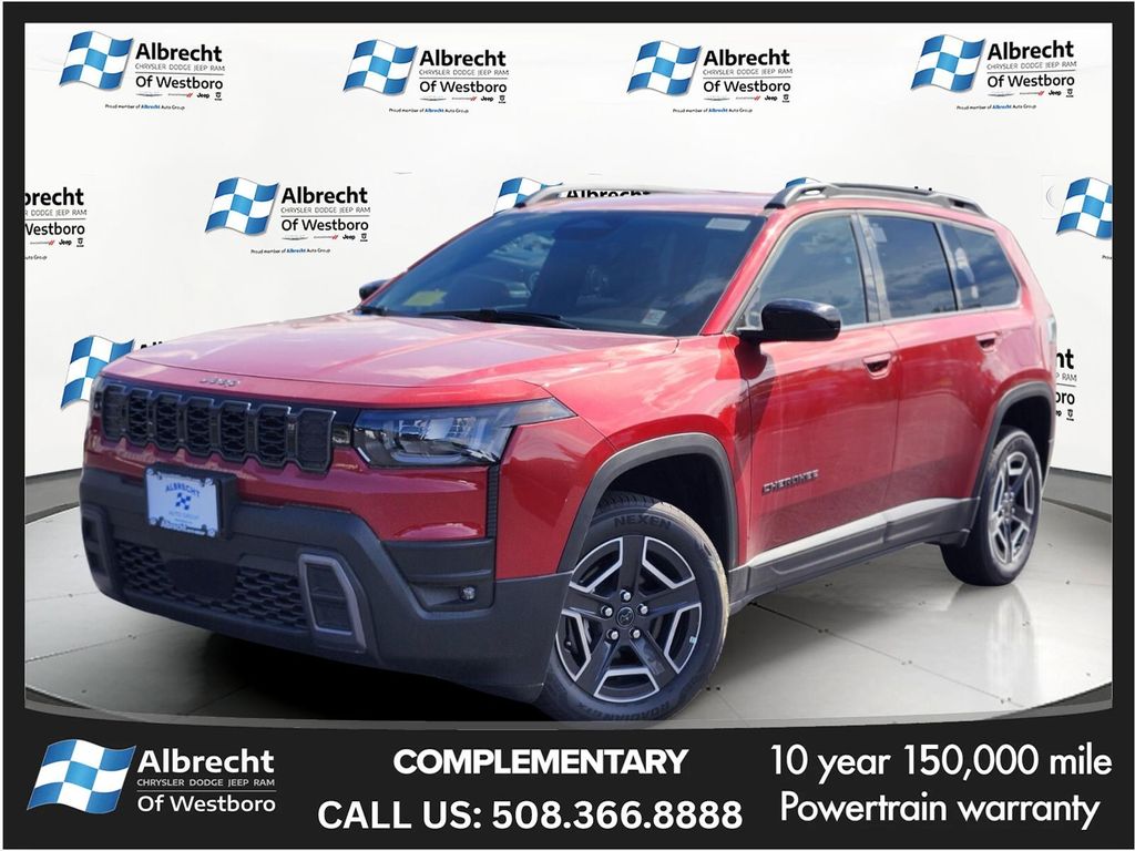 Red Hot Pearlcoat 2026 Jeep Cherokee SUV / Crossover Four-Wheel Drive Continuously Variable Transmission