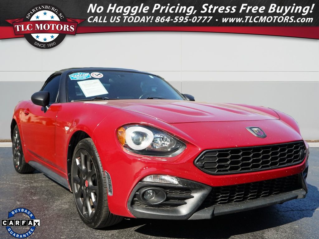 Hypnotique Red 2019 FIAT 124 Spider Elaborazione Abarth Convertible Rear-Wheel Drive 6-Speed Automatic