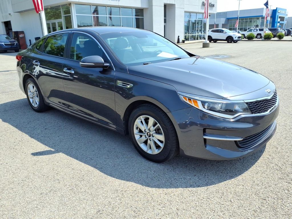 Gray (Platinum Graphite) 2017 Kia Optima Sedan Front-Wheel Drive 6-Speed Automatic