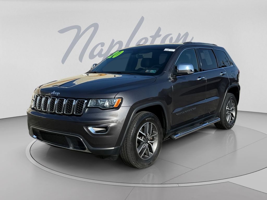 Gray (Granite Crystal Metallic Clearcoat) 2020 Jeep Grand Cherokee SUV / Crossover Four-Wheel Drive 8-Speed Automatic