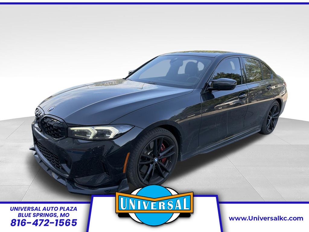 Black Sapphire Metallic 2024 BMW 3 Series Sedan All-Wheel Drive 8-Speed Automatic
