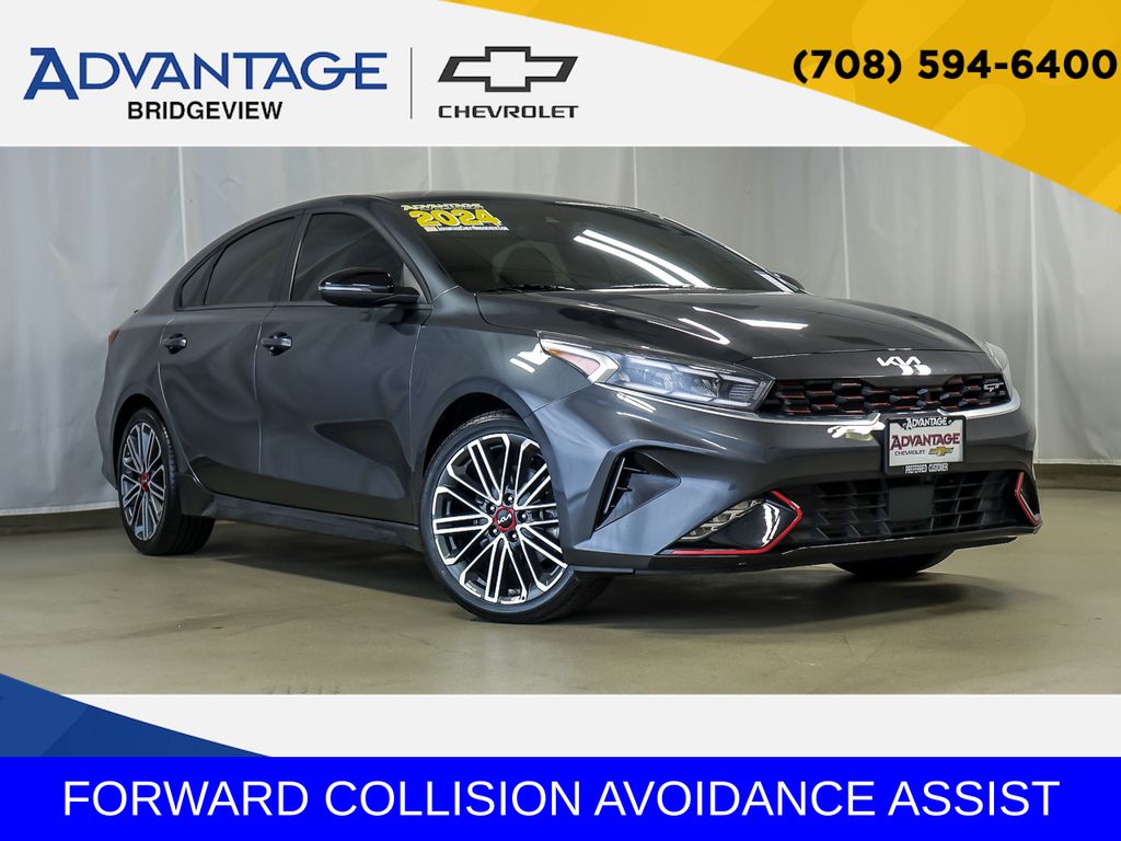 Gravity Gray 2024 Kia Forte GT FWD Sedan Front-Wheel Drive 7-Speed Automatic
