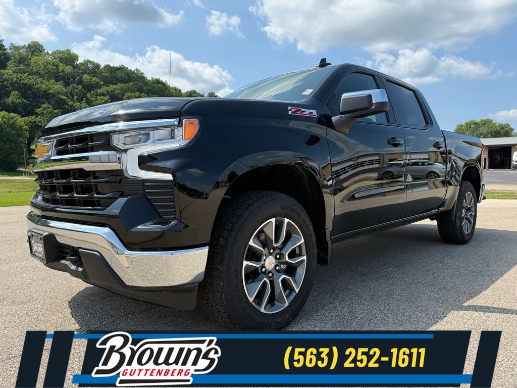 Black 2026 Chevrolet Silverado 1500 Pickup Truck Four-Wheel Drive Automatic